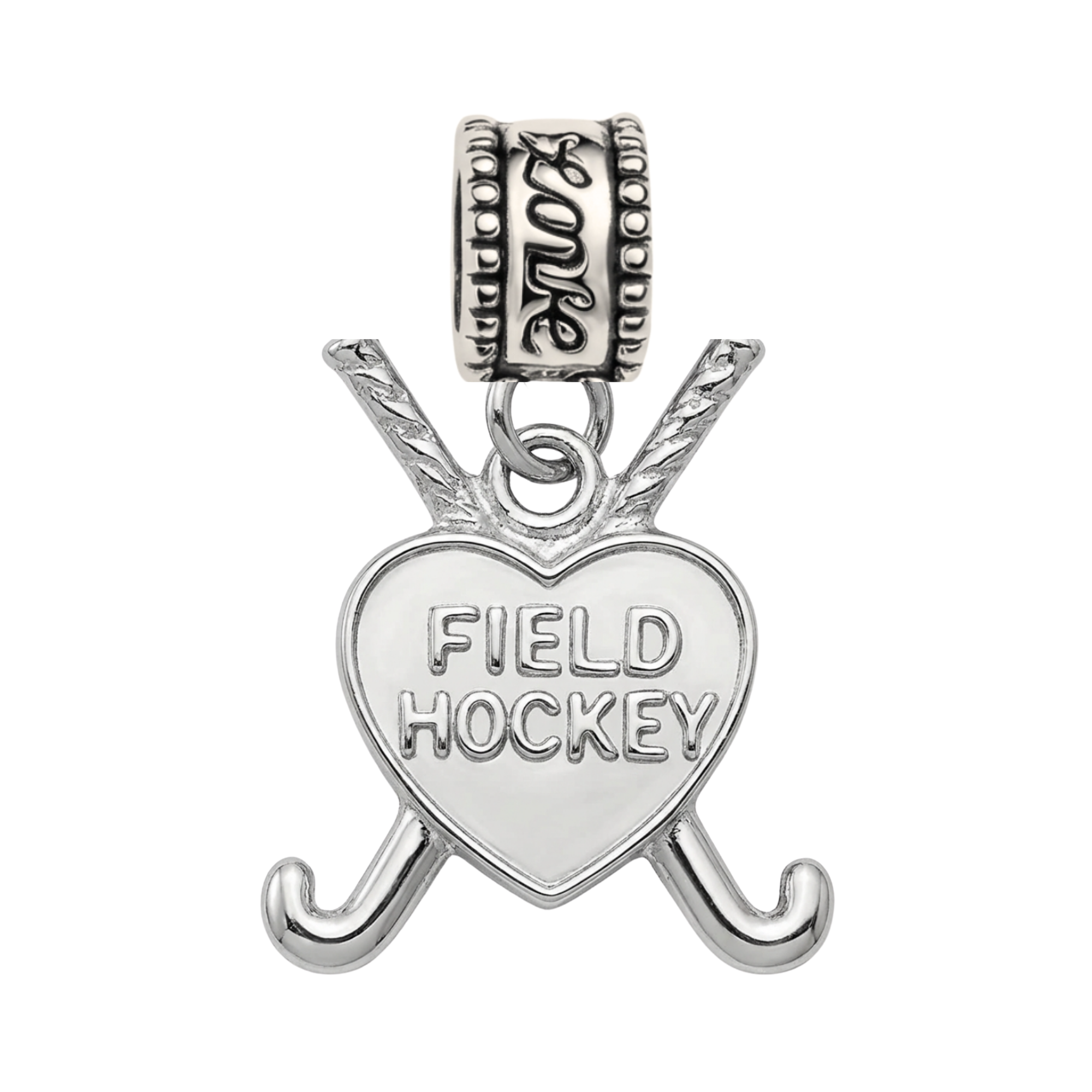 Field Hockey Charm Bead - Pick Color