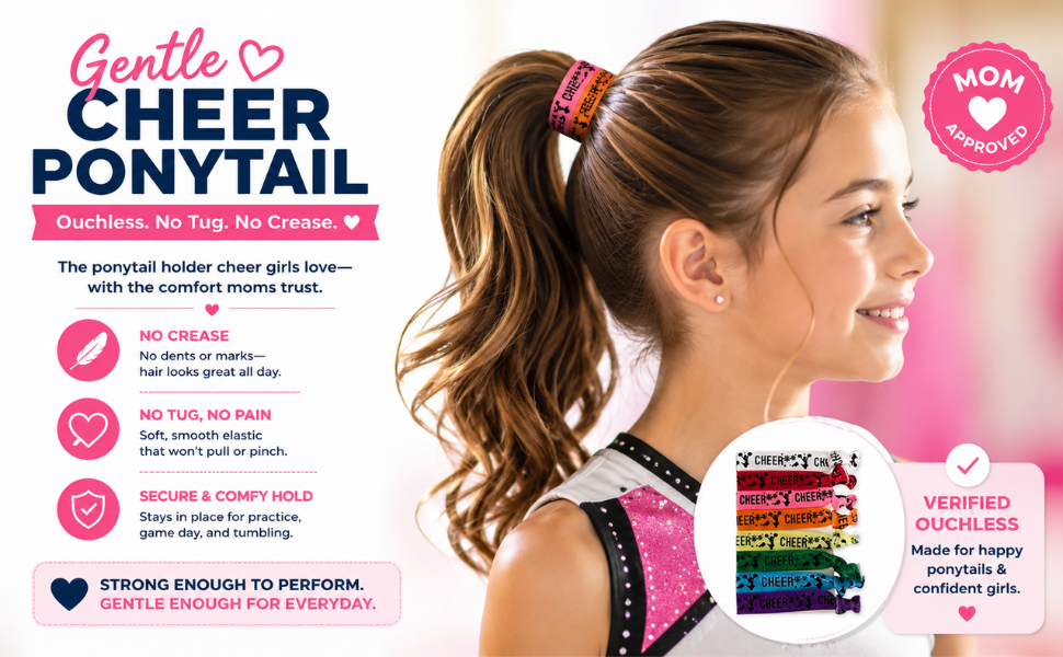 Cheer Multi Colored Hair Ties