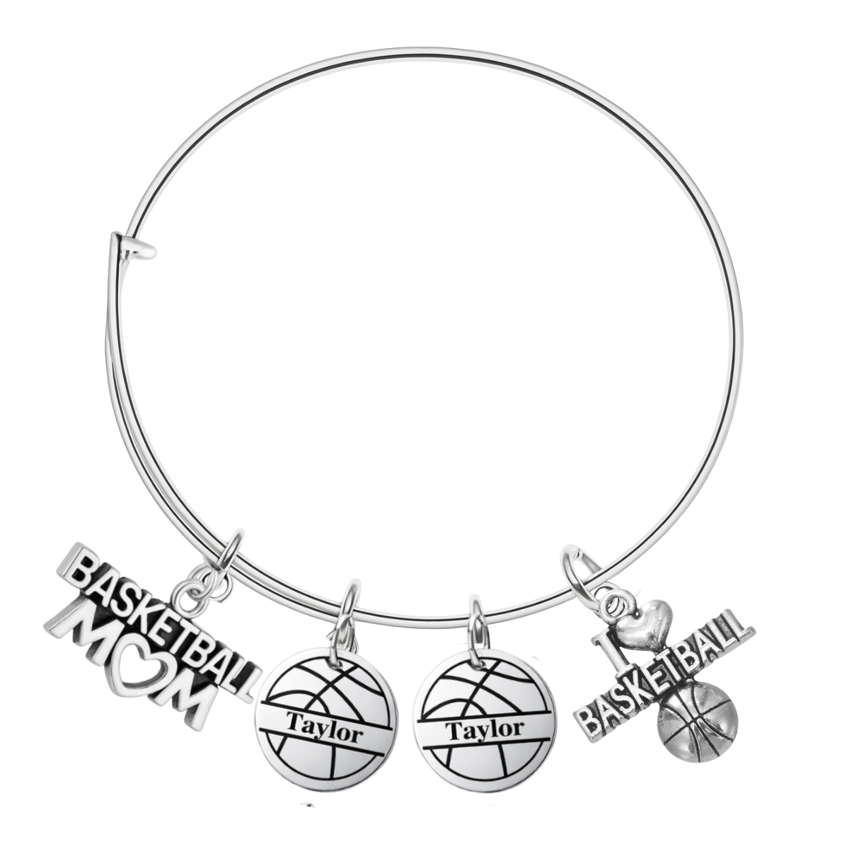 Personalized Basketball Mom Bracelet