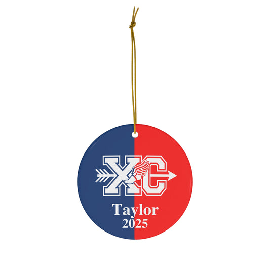 Personalized Runner Christmas Ornament