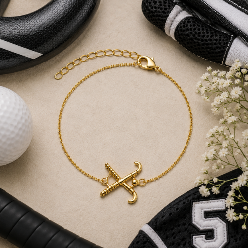 Field Hockey Chain Bracelet