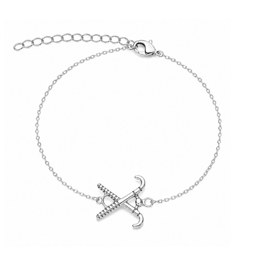 Field Hockey Chain Bracelet
