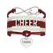Maroon/White