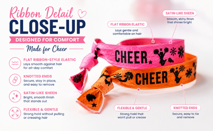 Cheer Multi Colored Hair Ties