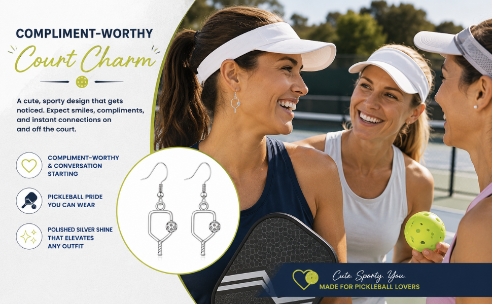 Pickleball Paddle Earrings