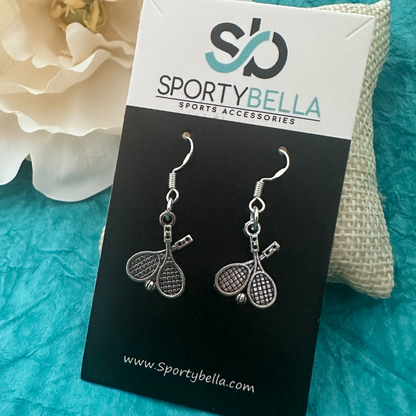 Tennis Racket Earrings