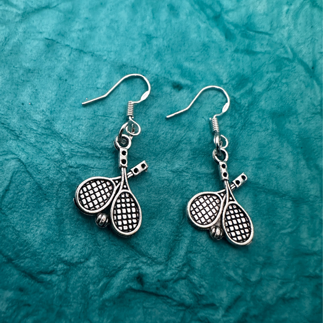 Tennis Racket Earrings