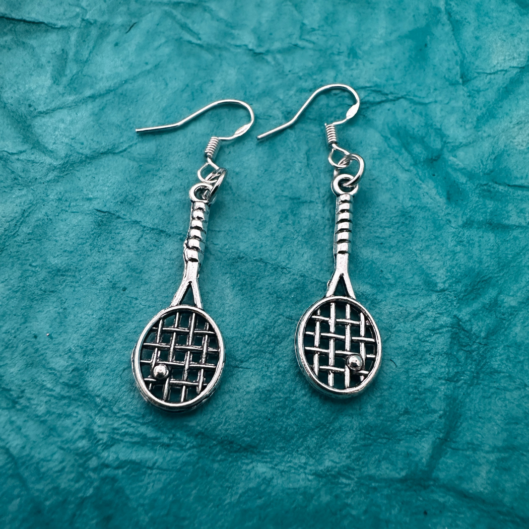 Tennis Racquet Earrings