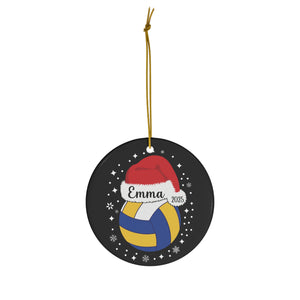 Personalized Volleyball Christmas Ornament, 2025 Personalized Gift Ornament For Volleyball Players, Funny Ornament for Men and Women