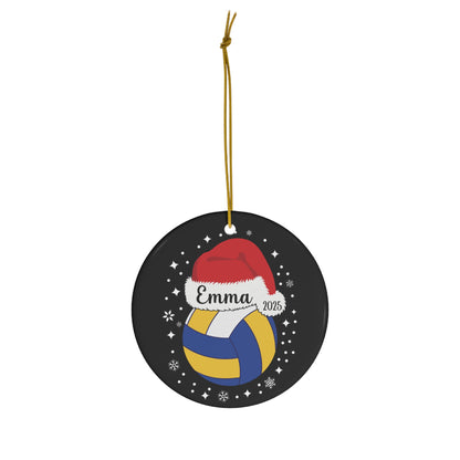 Personalized Volleyball Christmas Ornament, 2025 Personalized Gift Ornament For Volleyball Players, Funny Ornament for Men and Women
