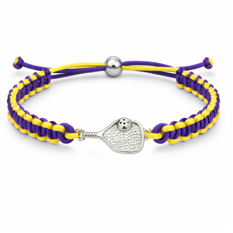 Pickleball Multi Colored Rope Bracelet - Pick Colors