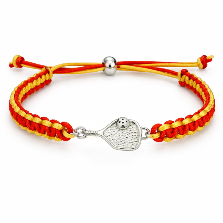 Pickleball Multi Colored Rope Bracelet - Pick Colors