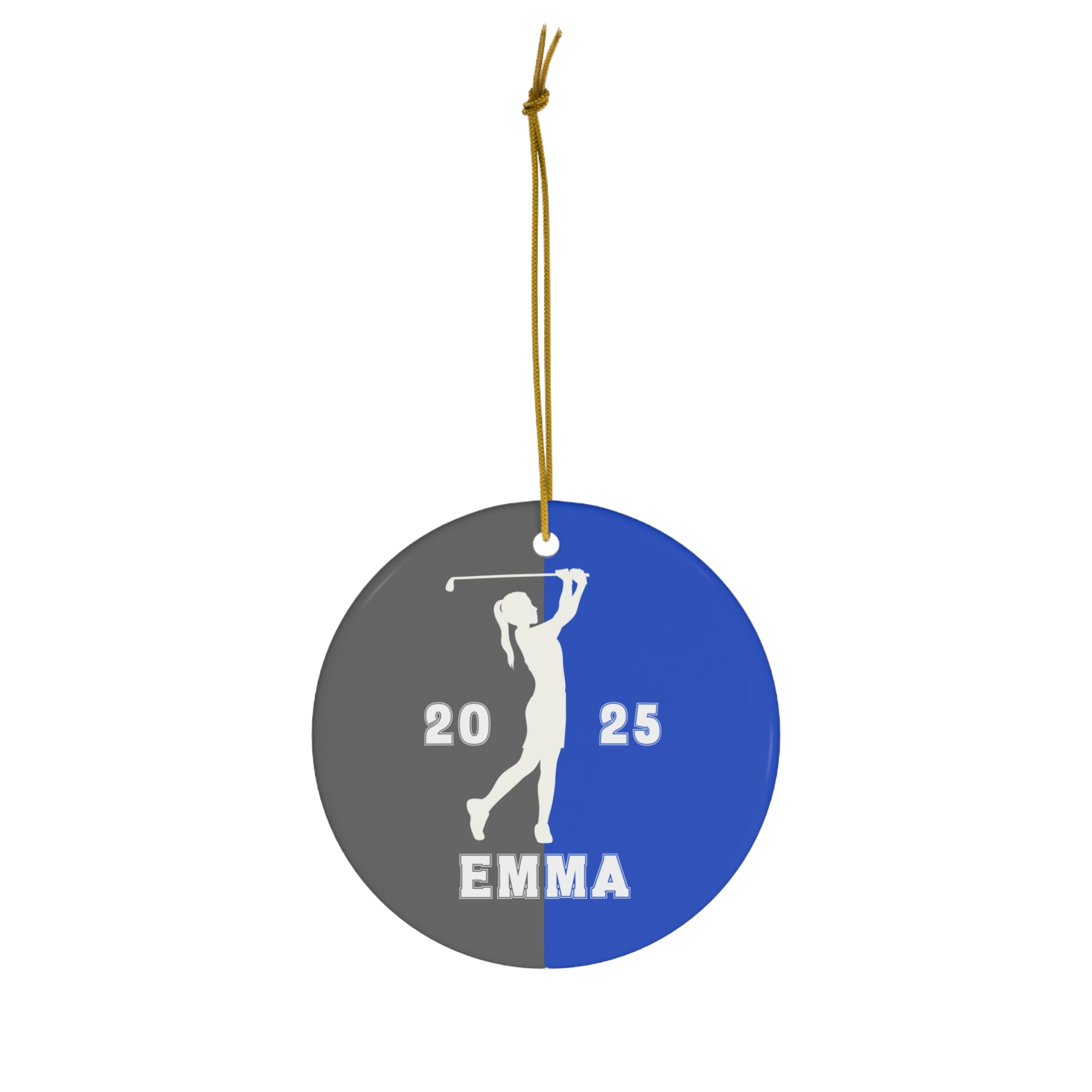 Personalized Golf Ornament