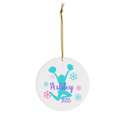 Personalized Cheer Ornament