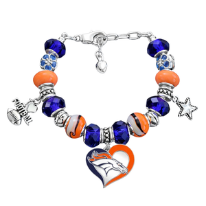 Broncos Charm Bracelet