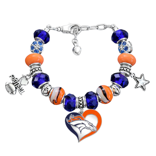Broncos Charm Bracelet