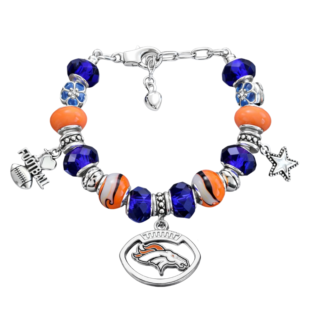 Broncos Charm Bracelet