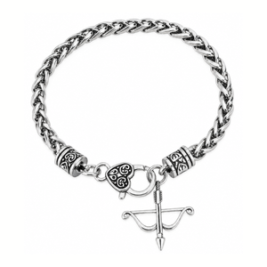 Archery Bow & Arrow Charm Bracelet