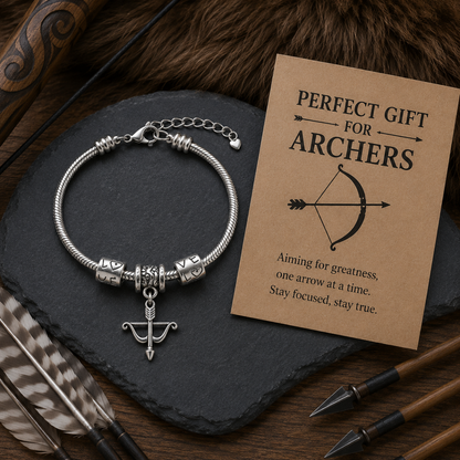 Archery Charm Bracelet – Bow and Arrow