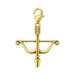 Archery Bow & Arrow Clip On Zipper Pull