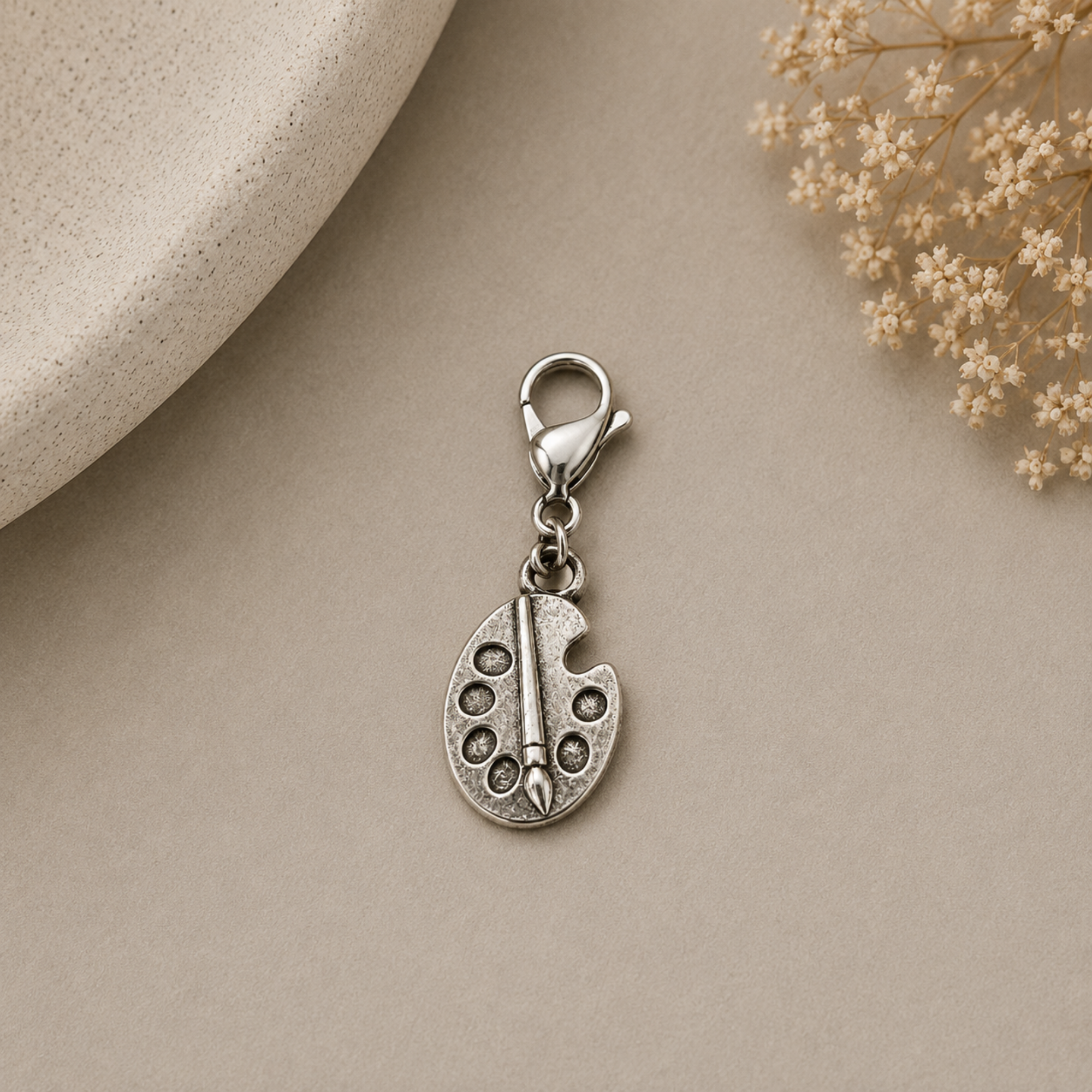 Artist Paint Clip On Zipper Pull