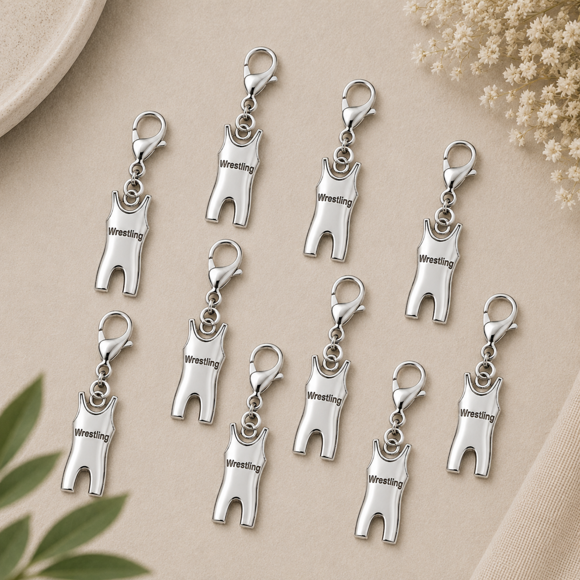 Wrestling Clip On Zipper Pull
