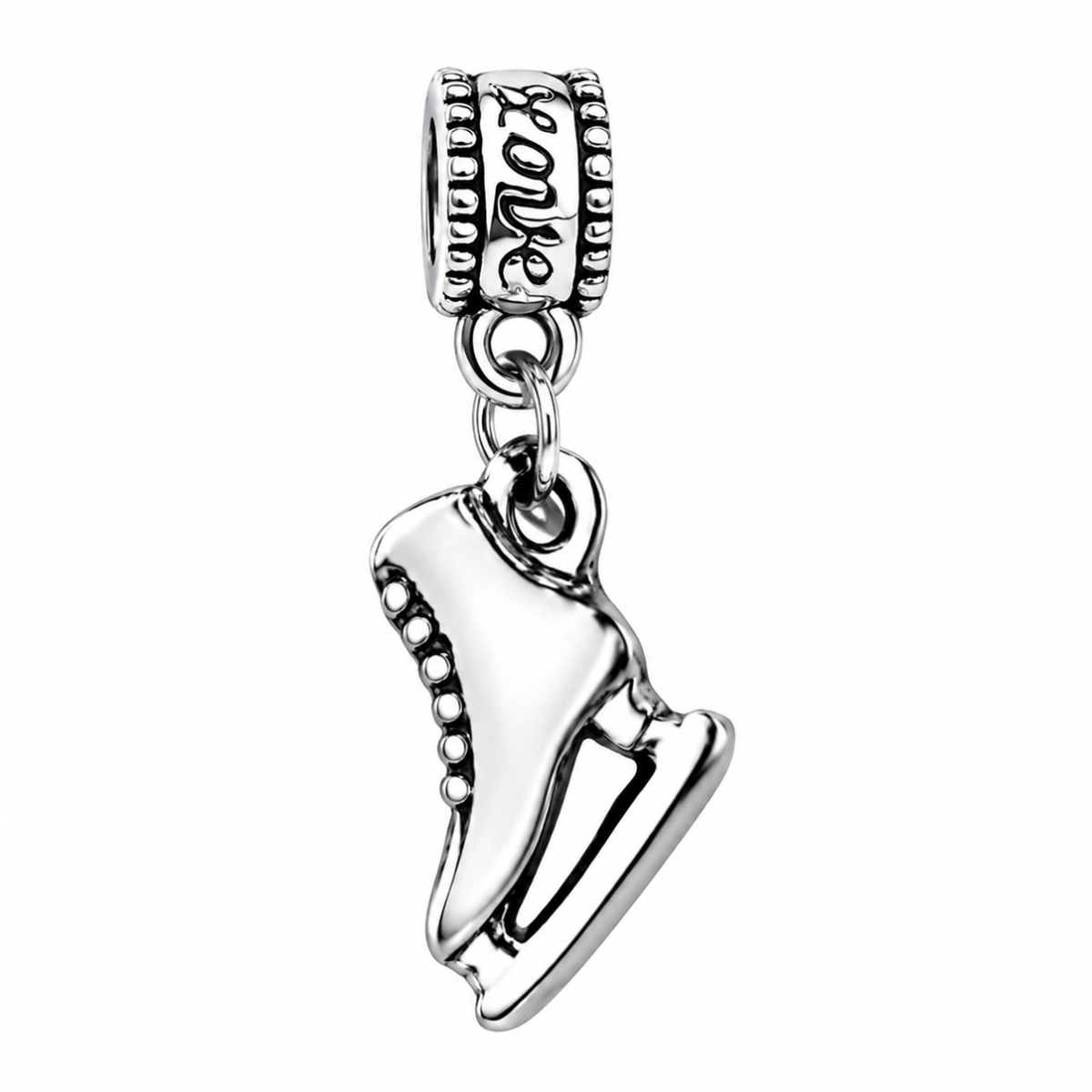 Figure Skate Charm Bead - Pick Style