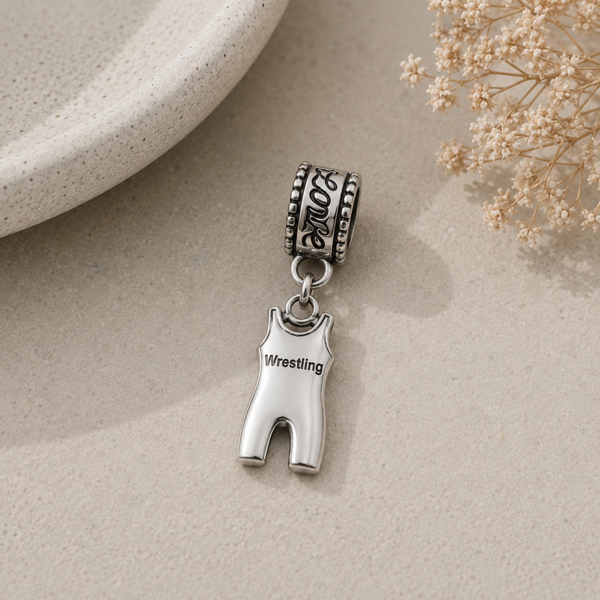 Wrestling Charm Bead - Pick Style