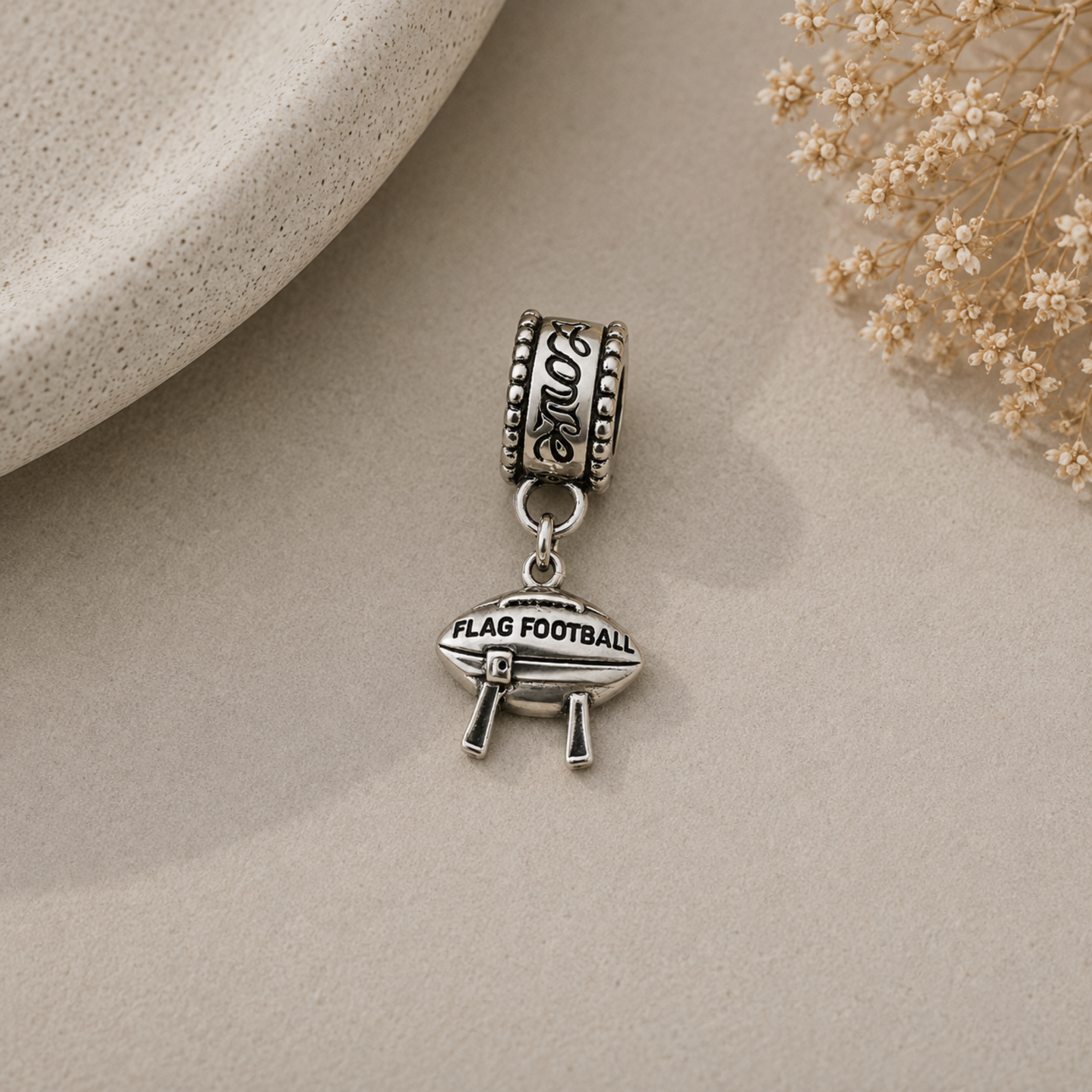 Football Charm Bead - Pick Style