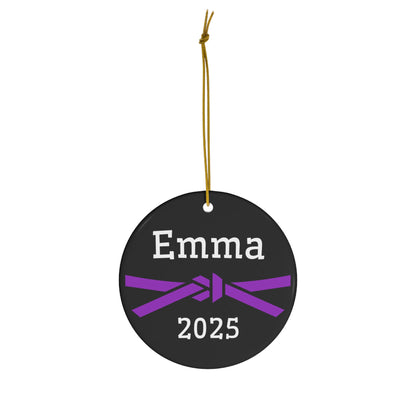 Karate Ornament, 2025 Personalized Karate Christmas Ornament,