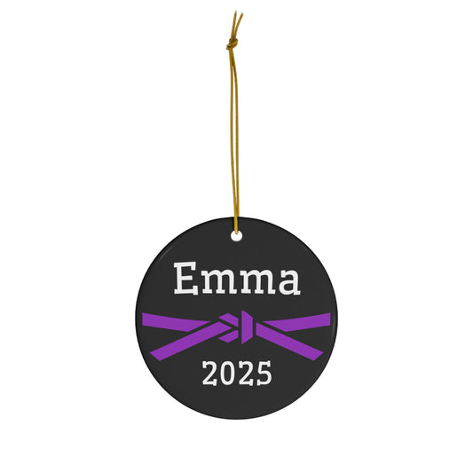 Karate Ornament, 2025 Personalized Karate Christmas Ornament,
