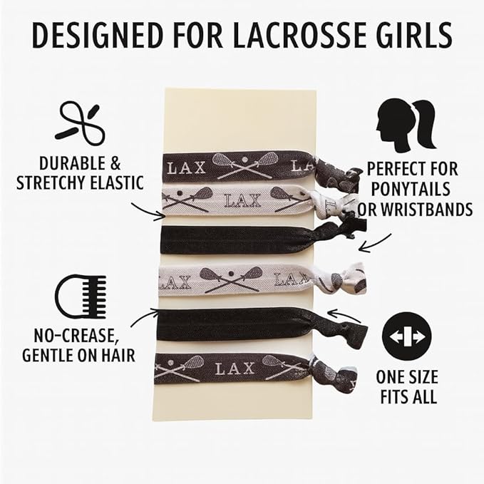 Lacrosse Hair Ties