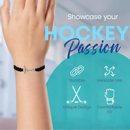 Ice Hockey Rope Bracelet - Pick Color