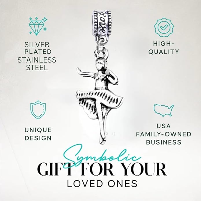 Dance Charm Bead - Pick Style