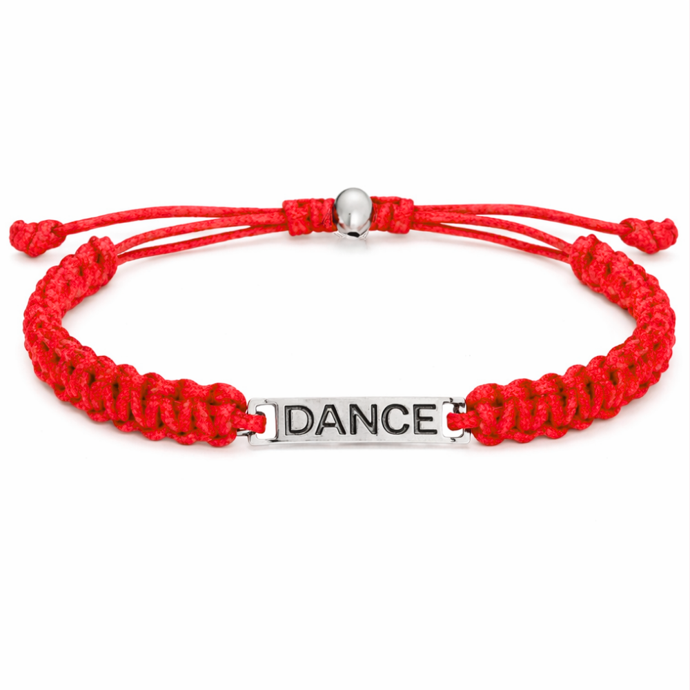 Dance Bar Adjustable Rope Bracelet
