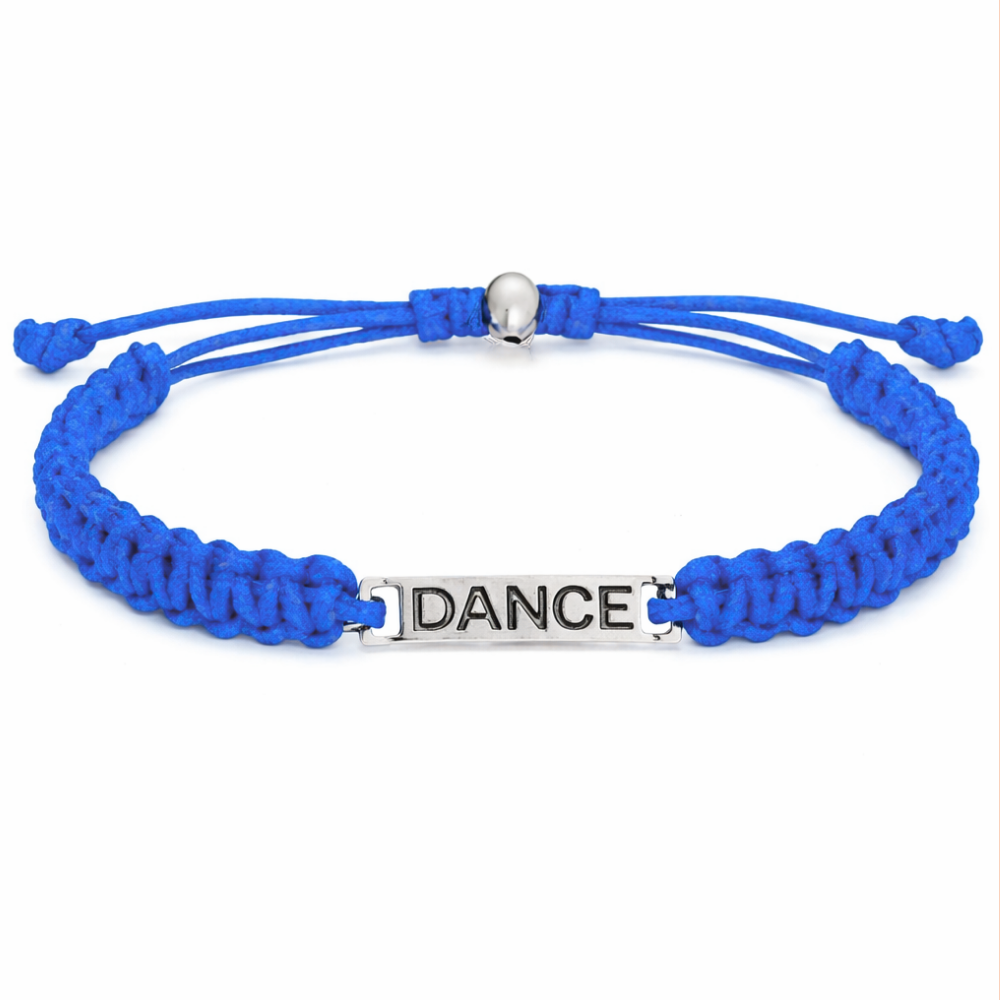 Dance Bar Adjustable Rope Bracelet