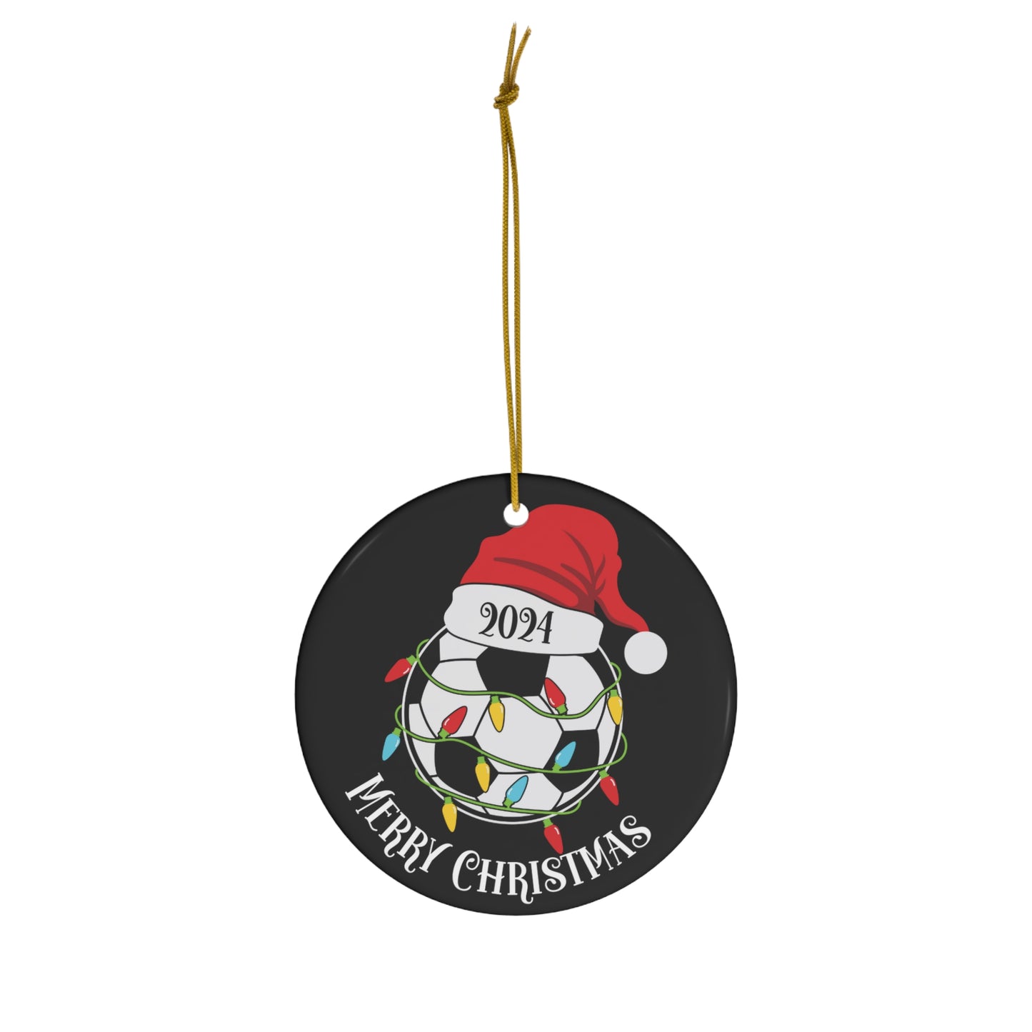 2024 Soccer Christmas Ornament