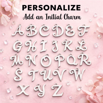 Personalized Kickball Charm Keychain with Initial Letter