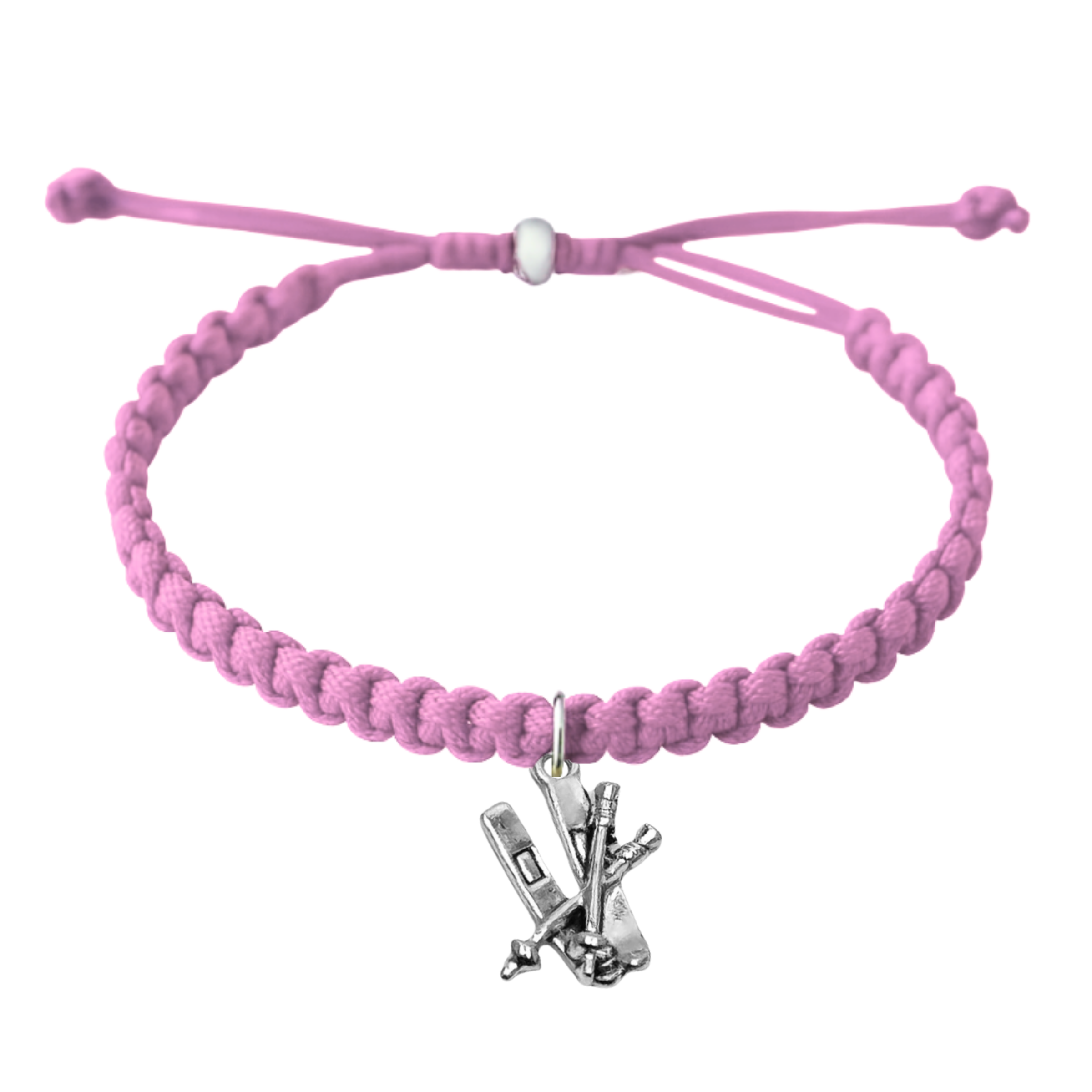 Snowboard Rope Bracelet – Adjustable Macramé Ski Charm Bracelet | Pick Color