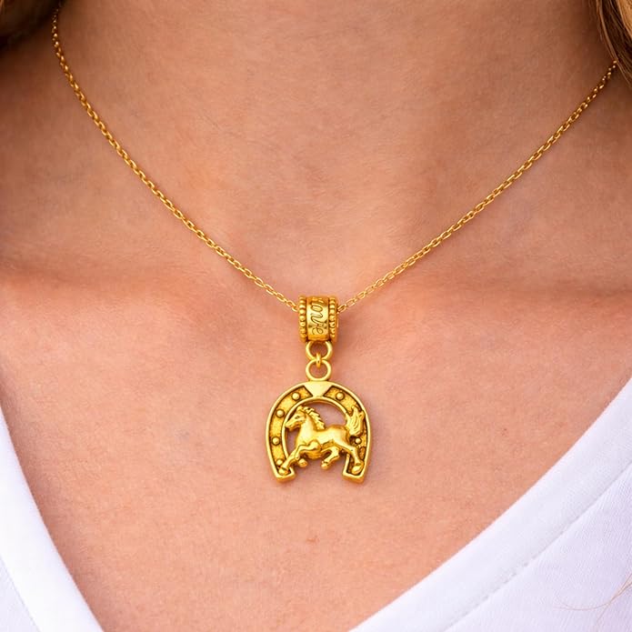 Horseshoe Charm Bead