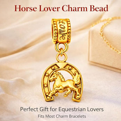 Horseshoe Charm Bead