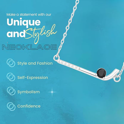Ice Hockey Connector Necklace