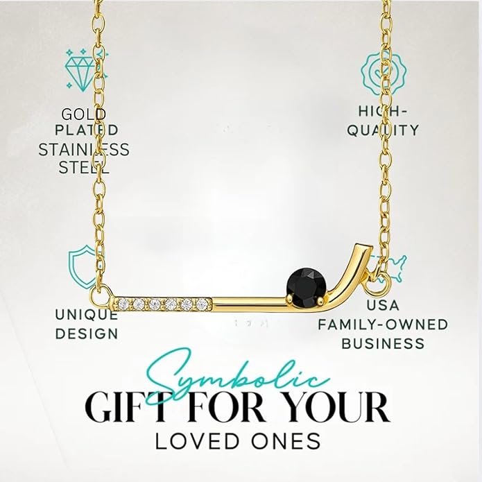 Ice Hockey Connector Necklace