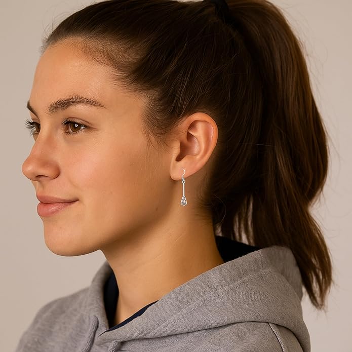 Girls Lacrosse Stick Earrings