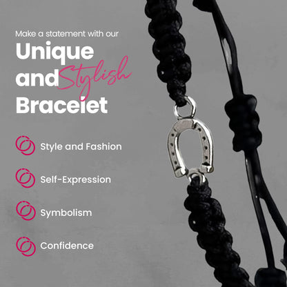 Horseshoe Rope Bracelet