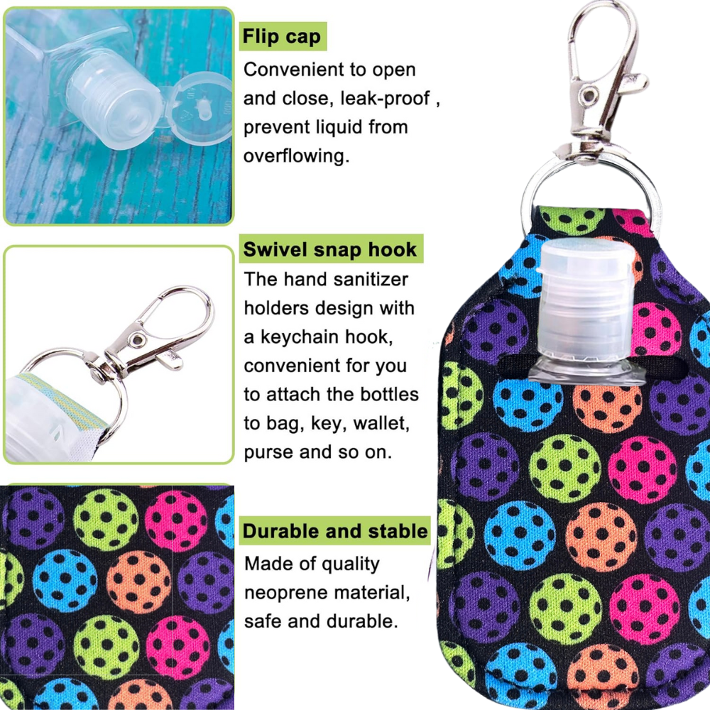 Pickleball Hand Sanitizer Keychain