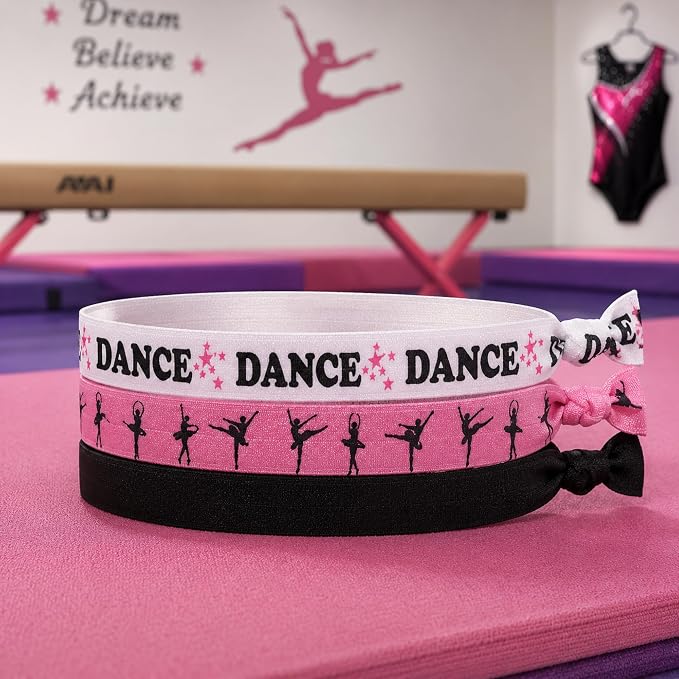 Girls Dance Infinity Bracelet and Headbands Set