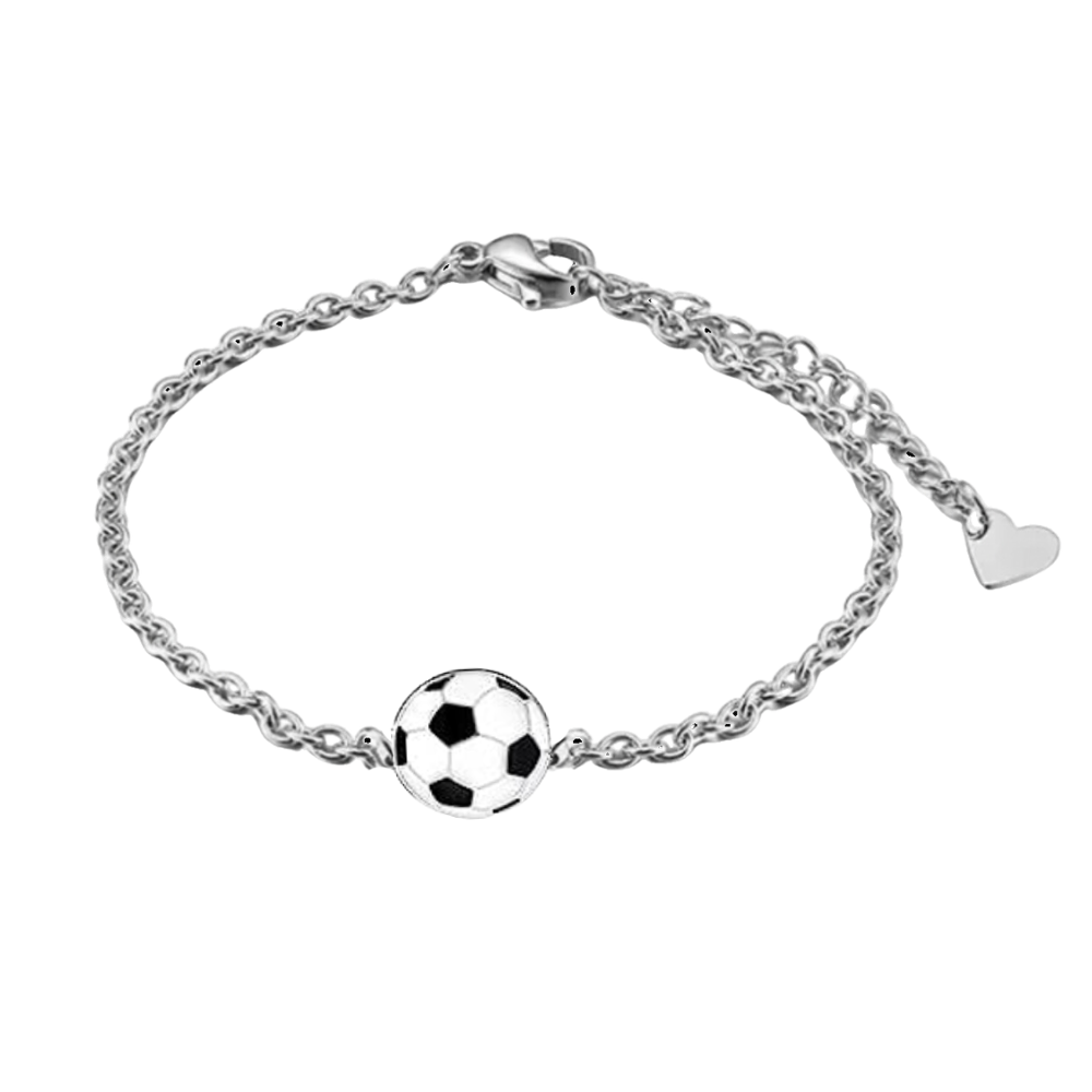 Soccer Charm Chain Bracelet