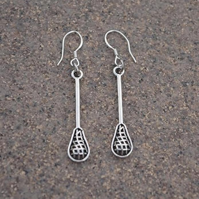 Girls Lacrosse Stick Earrings