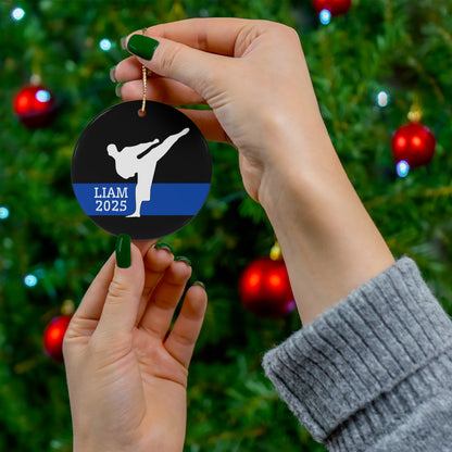 Karate Ornament, 2025 Personalized Karate Christmas Ornamen